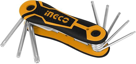 INGCO Pocket Torx Key 8pc Set(T9, T10, T15, T20, T25, T27, T30, T40) - Al Kabayel Discount CentreINGCO Pocket Torx Key 8pc Set(T9, T10, T15, T20, T25, T27, T30, T40)Hand ToolsINGCOAl Kabayel Discount Centre