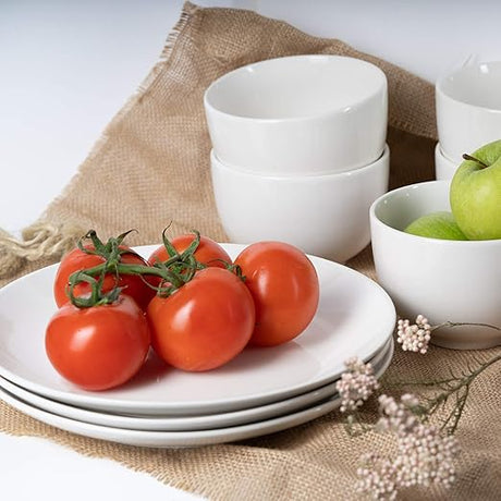 Insiya 12 Piece Porcelein Dinner Set, white, SV203 - Al Kabayel Discount CentreInsiya 12 Piece Porcelein Dinner Set, white, SV203Dinnerware SetsINSIYAAl Kabayel Discount Centre