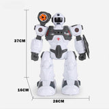 Intelligent Robot Infrared Remote Control Robot, Spray Smog, Shooting Bullet, Program Function, Dancing, Auto Display, 2.0 Machine - Al Kabayel Discount CentreIntelligent Robot Infrared Remote Control Robot, Spray Smog, Shooting Bullet, Program Function, Dancing, Auto Display, 2.0 MachineRemote Control toysINTELLIGENT ROBOTAl Kabayel Discount Centre