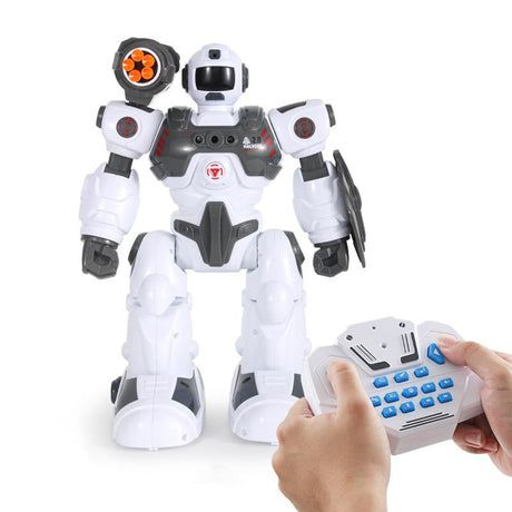 Intelligent Robot Infrared Remote Control Robot, Spray Smog, Shooting Bullet, Program Function, Dancing, Auto Display, 2.0 Machine - Al Kabayel Discount CentreIntelligent Robot Infrared Remote Control Robot, Spray Smog, Shooting Bullet, Program Function, Dancing, Auto Display, 2.0 MachineRemote Control toysINTELLIGENT ROBOTAl Kabayel Discount Centre