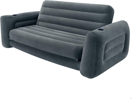 Intex 2 - Seater Inflatable Sofa Bed 66552NP – Convertible Air Couch 203x231x66 cm - Al Kabayel Discount CentreIntex 2 - Seater Inflatable Sofa Bed 66552NP – Convertible Air Couch 203x231x66 cmBeddingINTEXAl Kabayel Discount Centre