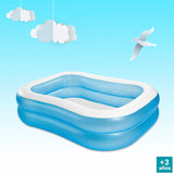 Intex 57180 Swim Center Family Inflatable Pool – 203 x 152 x 48 cm | Blue - Al Kabayel Discount CentreIntex 57180 Swim Center Family Inflatable Pool – 203 x 152 x 48 cm | BluePools & waterplay toysINTEXAl Kabayel Discount Centre