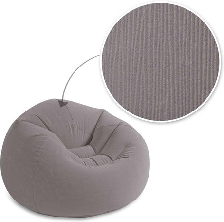 Intex Beanless Bag Inflatable Chair – Grey | 107 x 104 x 69 cm - Al Kabayel Discount CentreIntex Beanless Bag Inflatable Chair – Grey | 107 x 104 x 69 cmPools & waterplay toysINTEXAl Kabayel Discount Centre