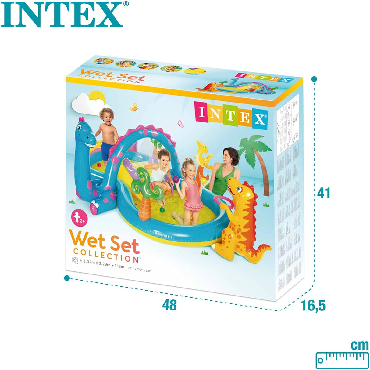 Intex Dinoland Slide & Pool, Multi - Colour, 57135 - (302X229X112CM)Ages 2+ - Al Kabayel Discount CentreIntex Dinoland Slide & Pool, Multi - Colour, 57135 - (302X229X112CM)Ages 2+Pools & waterplay toysINTEXAl Kabayel Discount Centre