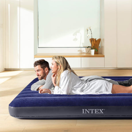 Intex Dura - Beam Standard Classic Downy Air Bed 64765 – Queen Size Comfort 152x203x25 cm - Al Kabayel Discount CentreIntex Dura - Beam Standard Classic Downy Air Bed 64765 – Queen Size Comfort 152x203x25 cmBeddingINTEXAl Kabayel Discount Centre