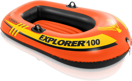 Intex Explorer 100 Inflatable Boat – Single Person Dinghy with Dual Air Chambers & Sporty Design 147*84*36 CM - Al Kabayel Discount CentreIntex Explorer 100 Inflatable Boat – Single Person Dinghy with Dual Air Chambers & Sporty Design 147*84*36 CMPools & waterplay toysINTEXAl Kabayel Discount Centre