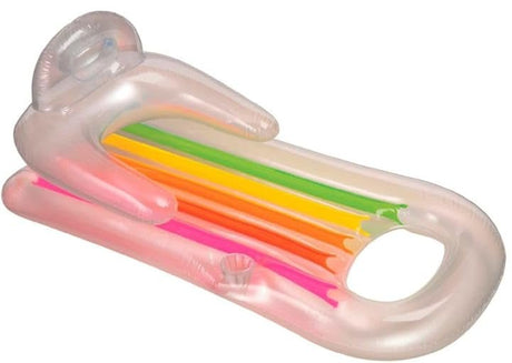 Intex Inflatable Pool Lounge Float – White / Light Blue | 160 x 85 cm - Al Kabayel Discount CentreIntex Inflatable Pool Lounge Float – White / Light Blue | 160 x 85 cmPools & waterplay toysINTEXAl Kabayel Discount Centre