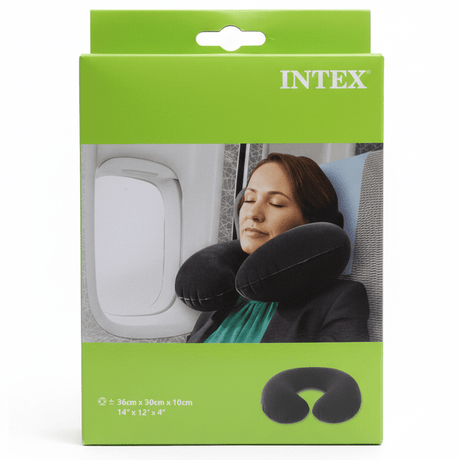 Intex Inflatable Travel Neck Pillow – Black (36×30×10 cm) - Al Kabayel Discount CentreIntex Inflatable Travel Neck Pillow – Black (36×30×10 cm)Sports & FitnessINTEXAl Kabayel Discount Centre