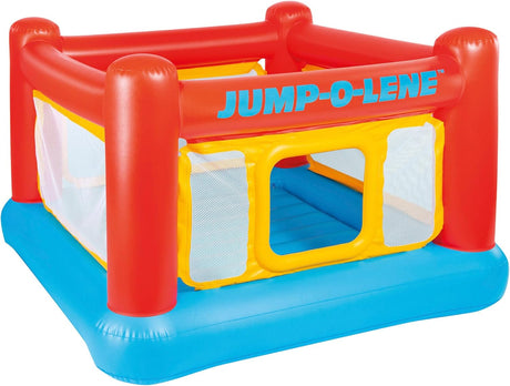 Intex Jump - O - Lene Inflatable Playhouse Bouncer – Multicolour | 174 × 174 × 112 cm - Al Kabayel Discount CentreIntex Jump - O - Lene Inflatable Playhouse Bouncer – Multicolour | 174 × 174 × 112 cmPools & waterplay toysINTEXAl Kabayel Discount Centre