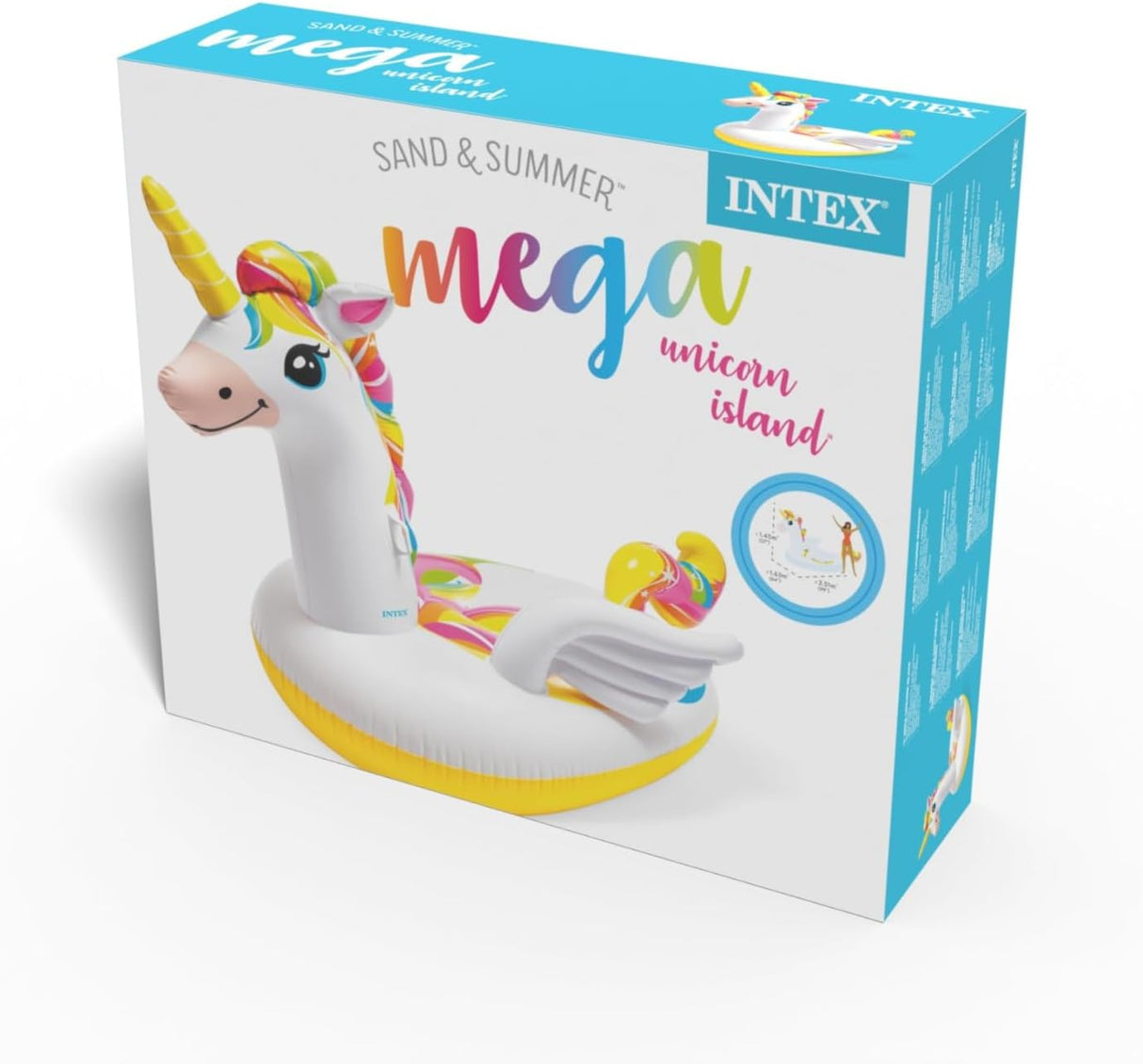 Intex Mega Unicorn Island - 57281EU - 251X163X145CM - Al Kabayel Discount CentreIntex Mega Unicorn Island - 57281EU - 251X163X145CMPools & waterplay toysINTEXAl Kabayel Discount Centre