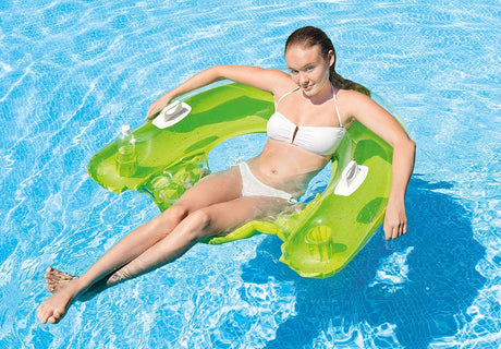 Intex Sit 'N Float Inflatable Pool Lounger – Assorted Color| 58 x 39 inch - Al Kabayel Discount CentreIntex Sit 'N Float Inflatable Pool Lounger – Assorted Color| 58 x 39 inchPools & waterplay toysINTEXAl Kabayel Discount Centre