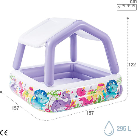 Intex Sun Shade Swim Center Inflatable Pool | 157 x 157 x 122 cm - Al Kabayel Discount CentreIntex Sun Shade Swim Center Inflatable Pool | 157 x 157 x 122 cmPools & waterplay toysINTEXAl Kabayel Discount Centre