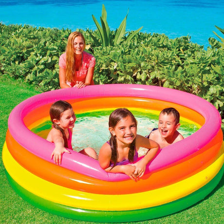 Intex Sunset Glow Inflatable Swimming Pool – 4 - Ring | 168 x 46 cm - Al Kabayel Discount CentreIntex Sunset Glow Inflatable Swimming Pool – 4 - Ring | 168 x 46 cmPools & waterplay toysINTEXAl Kabayel Discount Centre