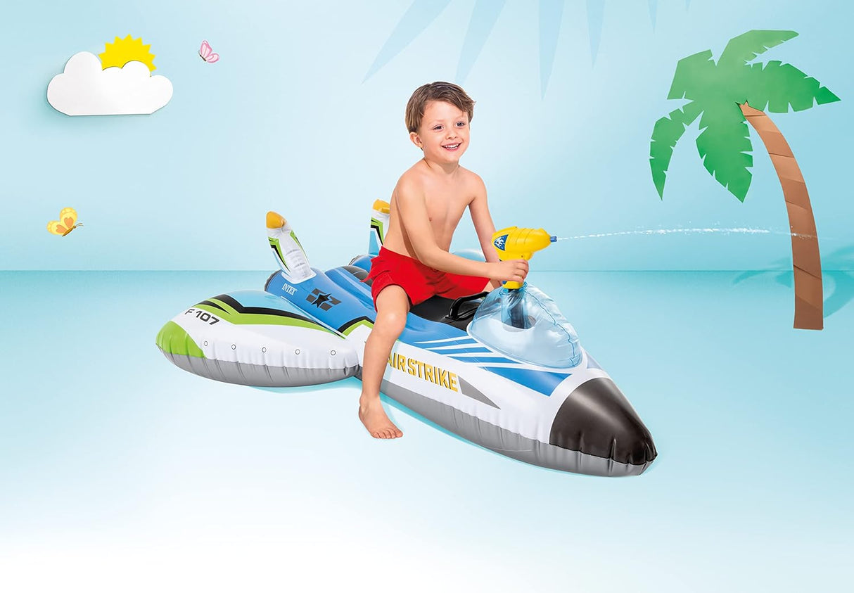 Intex Swimming Pool Water Gun Plane Ride - On 46Inch X46Inch - Ages 3+ - Al Kabayel Discount CentreIntex Swimming Pool Water Gun Plane Ride - On 46Inch X46Inch - Ages 3+Pools & waterplay toysINTEXAl Kabayel Discount Centre