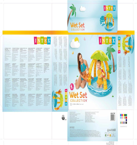 Intex Tropical Island Baby Pool - 102X86CM Ages 1+3 - Al Kabayel Discount CentreIntex Tropical Island Baby Pool - 102X86CM Ages 1+3Pools & waterplay toysINTEXAl Kabayel Discount Centre