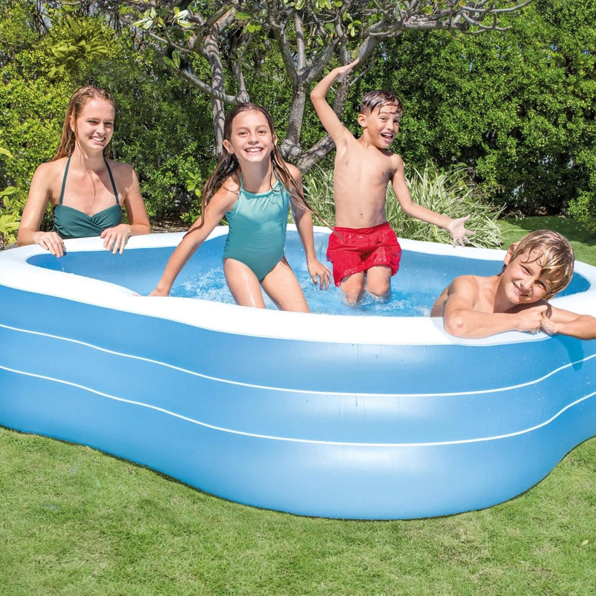 Intex Wave Swim Center Pool, Multicolor, 2.29 M*2.29 M* 56 Cm - Al Kabayel Discount CentreIntex Wave Swim Center Pool, Multicolor, 2.29 M*2.29 M* 56 CmPools & waterplay toysINTEXAl Kabayel Discount Centre