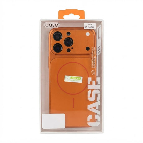 iPhone 16 Pro Max Case – High-End Quality MagSafe Back Cover (Orange) - Al Kabayel Discount CentreiPhone 16 Pro Max Case – High-End Quality MagSafe Back Cover (Orange)Mobile CasesAKDCAl Kabayel Discount Centre