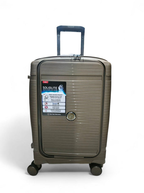 IT Trolley Bag 21" â€“ Dark Grey | Compact & Tough Cabin Luggage - Al Kabayel Discount CentreIT Trolley Bag 21" â€“ Dark Grey | Compact & Tough Cabin LuggageCabin LuggageITAl Kabayel Discount Centre