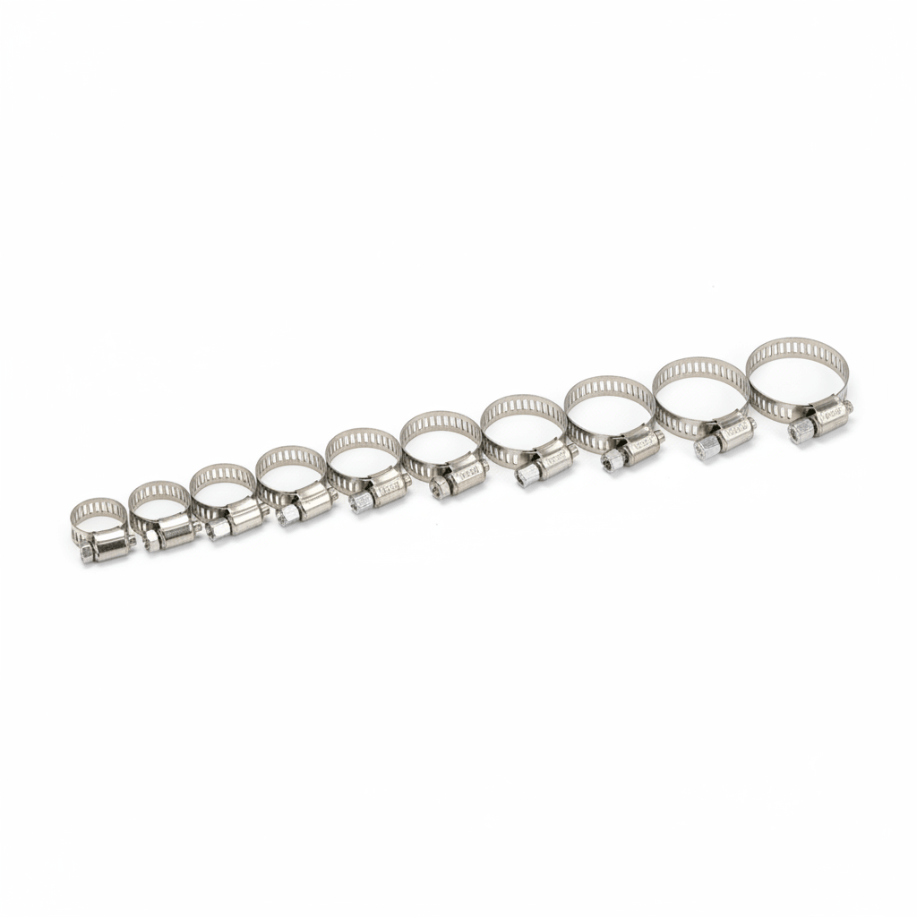 Italo Assorted 10pcs Hose Clamps 8 - 12mm, 10 - 16mm, 13 - 19mm, 16 - 25mm, 19 - 29mm - Al Kabayel Discount CentreItalo Assorted 10pcs Hose Clamps 8 - 12mm, 10 - 16mm, 13 - 19mm, 16 - 25mm, 19 - 29mmHardwaresITALOAl Kabayel Discount Centre