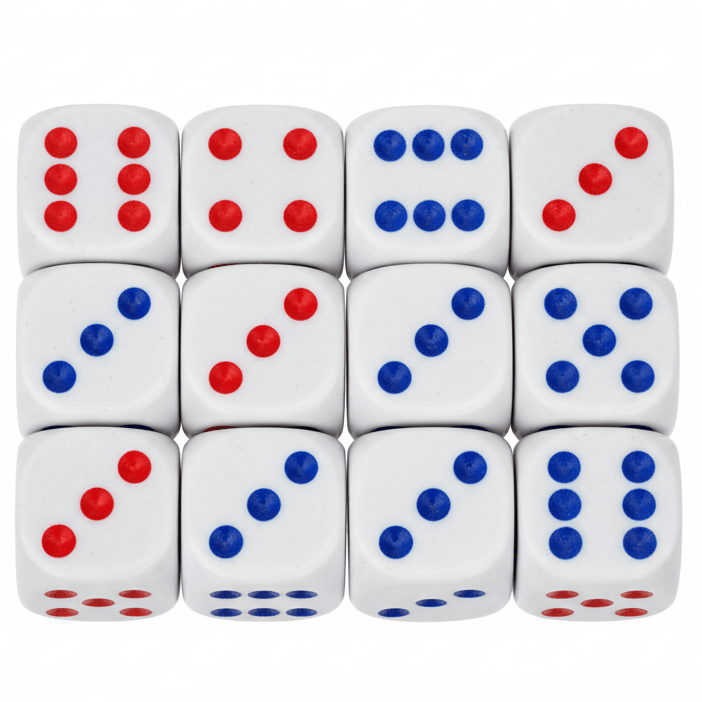 Italo Dice 15mm White – 12pcs Set - Al Kabayel Discount CentreItalo Dice 15mm White – 12pcs SetITALOCraft SuppliesAl Kabayel Discount Centre