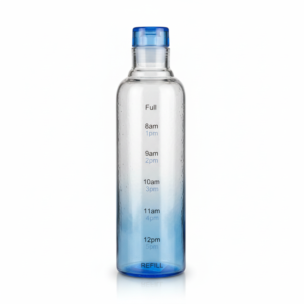 Italo Glass Water Bottle - 500ml