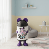 Italo Sweet Girl Cartoon Character Plastic Trash Can | 60cm | White & Purple with Black Lid - Al Kabayel Discount CentreItalo Sweet Girl Cartoon Character Plastic Trash Can | 60cm | White & Purple with Black LidOrganizers & AccessoriesITALOAl Kabayel Discount Centre
