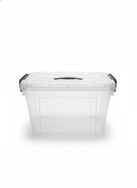 JIEYUNG Plastic Storage Box – 38x28x23 cm Transparent Organizer with Lid for Closet & Kitchen Use - Al Kabayel Discount CentreJIEYUNG Plastic Storage Box – 38x28x23 cm Transparent Organizer with Lid for Closet & Kitchen UseOrganizers & AccessoriesJIEYUNGAl Kabayel Discount Centre