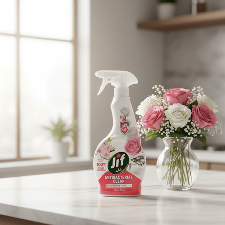 Jif Antibacterial Clean Multipurpose Spray, Floral Musk - 470ml - Al Kabayel Discount CentreJif Antibacterial Clean Multipurpose Spray, Floral Musk - 470mlHousehold CleaningJIFAl Kabayel Discount Centre