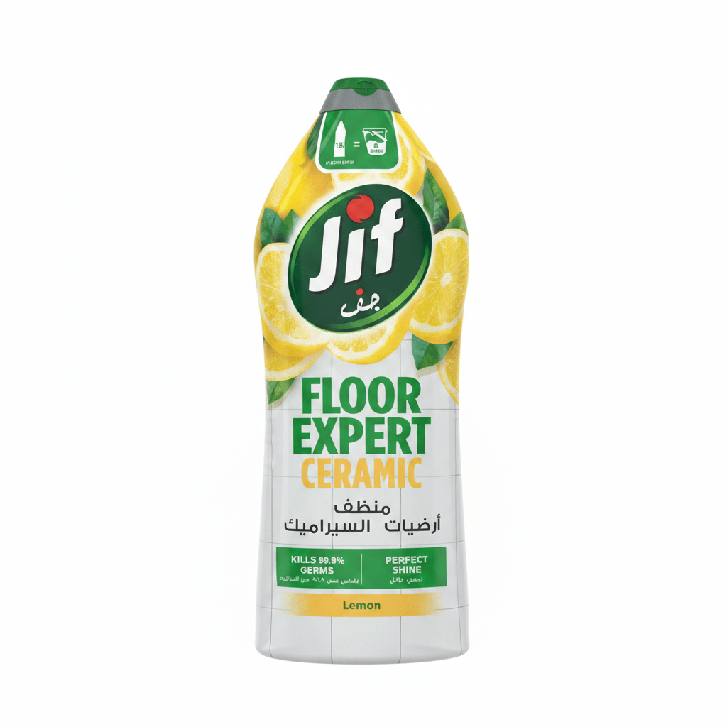 Jif Ceramic Lemon Floor Expert Liquid Cleaner - 1500ml - Al Kabayel Discount CentreJif Ceramic Lemon Floor Expert Liquid Cleaner - 1500mlHousehold CleaningJIFAl Kabayel Discount Centre