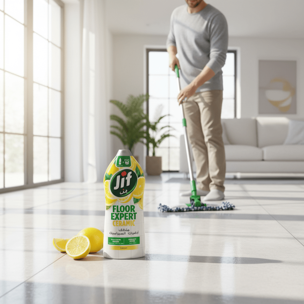 Jif Ceramic Lemon Floor Expert Liquid Cleaner - 1500ml - Al Kabayel Discount CentreJif Ceramic Lemon Floor Expert Liquid Cleaner - 1500mlHousehold CleaningJIFAl Kabayel Discount Centre