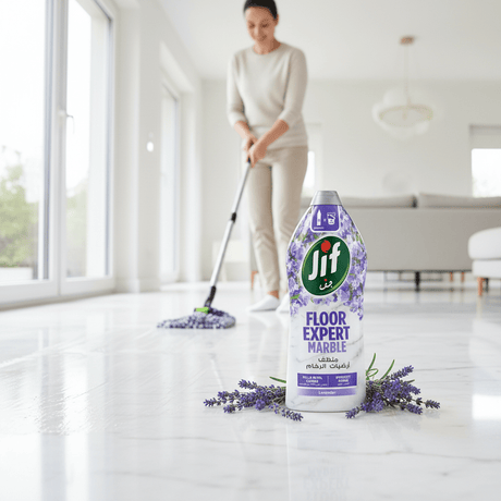 Jif Concentrated Floor Expert For Marble Flooring Lavender And Tea Tree Oil White - 1500ml - Al Kabayel Discount CentreJif Concentrated Floor Expert For Marble Flooring Lavender And Tea Tree Oil White - 1500mlHousehold CleaningJIFAl Kabayel Discount Centre
