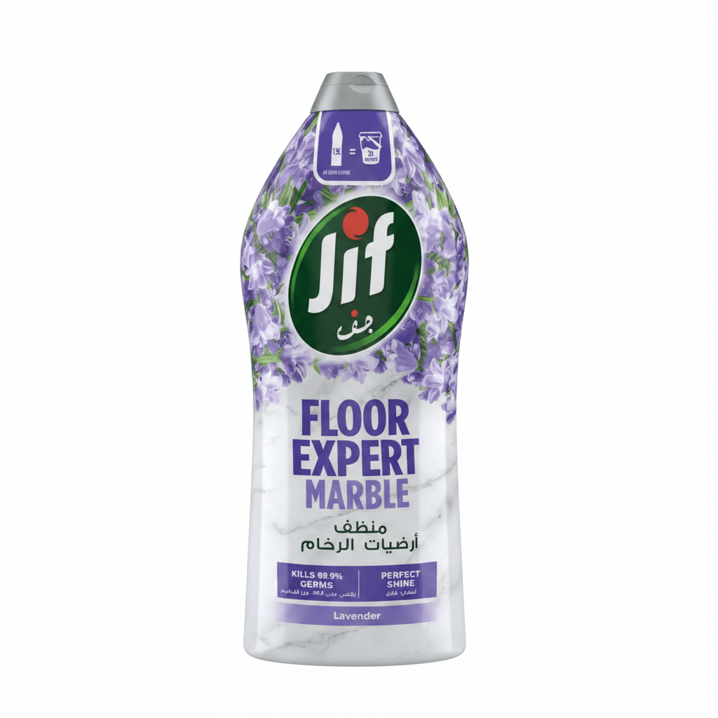 Jif Concentrated Floor Expert For Marble Flooring Lavender And Tea Tree Oil White - 1500ml - Al Kabayel Discount CentreJif Concentrated Floor Expert For Marble Flooring Lavender And Tea Tree Oil White - 1500mlHousehold CleaningJIFAl Kabayel Discount Centre