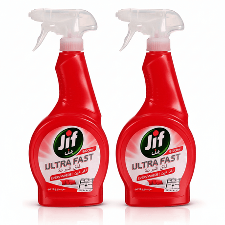 Jif Everywhere Multi - Purpose Spray - 500ml (Pack of 2) - Al Kabayel Discount CentreJif Everywhere Multi - Purpose Spray - 500ml (Pack of 2)Household CleaningJIFAl Kabayel Discount Centre