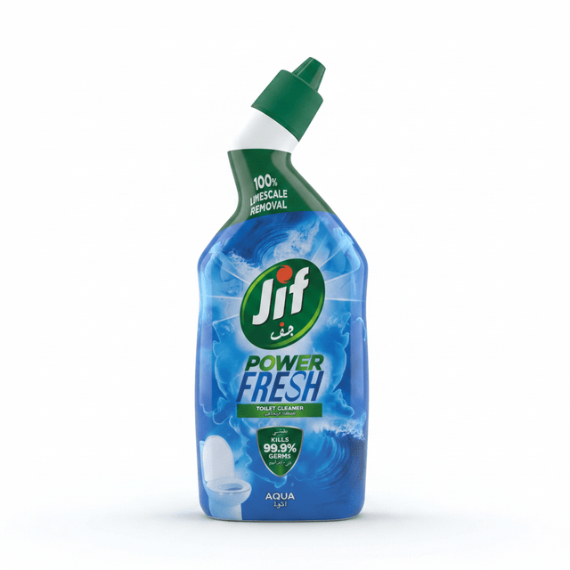 Jif Power Fresh Aqua Toilet Cleaner 500ml: - Al Kabayel Discount CentreJif Power Fresh Aqua Toilet Cleaner 500ml:Household CleaningJIFAl Kabayel Discount Centre