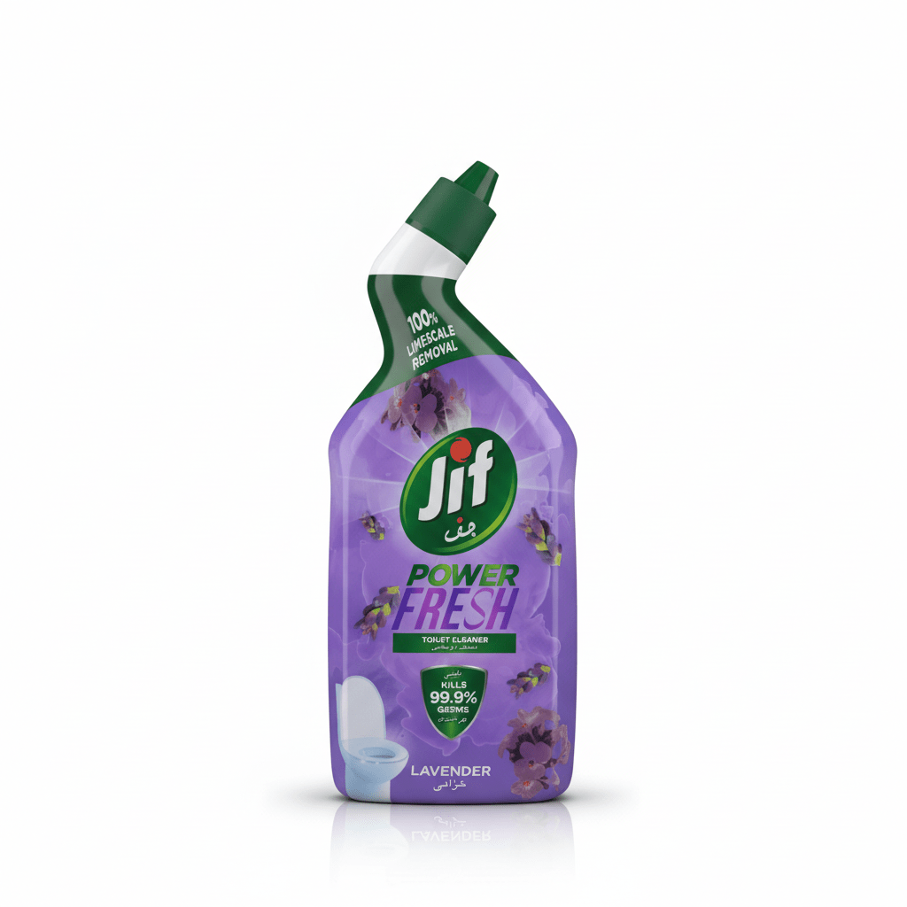 Jif Power Fresh Toilet Cleaner Lavender - 750ml - Al Kabayel Discount CentreJif Power Fresh Toilet Cleaner Lavender - 750mlHousehold CleaningJIFAl Kabayel Discount Centre