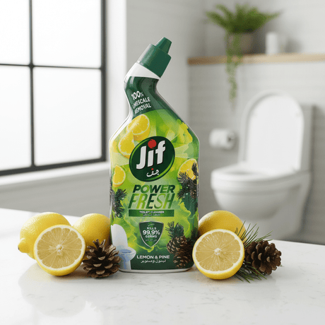 Jif Power Fresh Toilet Cleaner Lemon & Pine - 750ml - Al Kabayel Discount CentreJif Power Fresh Toilet Cleaner Lemon & Pine - 750mlHousehold CleaningJIFAl Kabayel Discount Centre