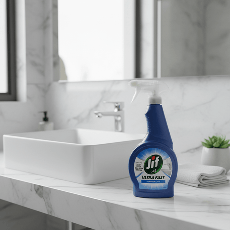 Jif Ultra Fast Bathroom Cleaner Spray – 500ml - Al Kabayel Discount CentreJif Ultra Fast Bathroom Cleaner Spray – 500mlHousehold CleaningJIFAl Kabayel Discount Centre