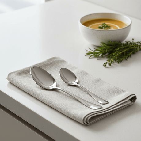 Jiham 12 Piece Stainless Steel Spoon Set with Classic Design Durable and Rust Resistant Cutlery 20x15 cm - Al Kabayel Discount CentreJiham 12 Piece Stainless Steel Spoon Set with Classic Design Durable and Rust Resistant Cutlery 20x15 cmSpoonsJIHAMAl Kabayel Discount Centre