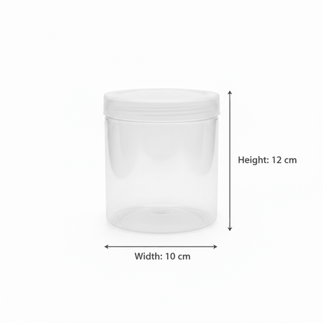 Jiham 3-Piece Clear Plastic Jar Set - 850ml - 10×12 cm - Al Kabayel Discount CentreJiham 3-Piece Clear Plastic Jar Set - 850ml - 10×12 cmJars & Food SaversJIHAMAl Kabayel Discount Centre