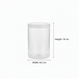Jiham 3-Piece Clear Plastic Storage Jar Set - 750ml - 8.5 × 14 cm - Al Kabayel Discount CentreJiham 3-Piece Clear Plastic Storage Jar Set - 750ml - 8.5 × 14 cmJars & Food SaversJIHAMAl Kabayel Discount Centre