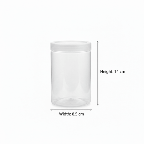 Jiham 3-Piece Clear Plastic Storage Jar Set - 750ml - 8.5 × 14 cm - Al Kabayel Discount CentreJiham 3-Piece Clear Plastic Storage Jar Set - 750ml - 8.5 × 14 cmJars & Food SaversJIHAMAl Kabayel Discount Centre