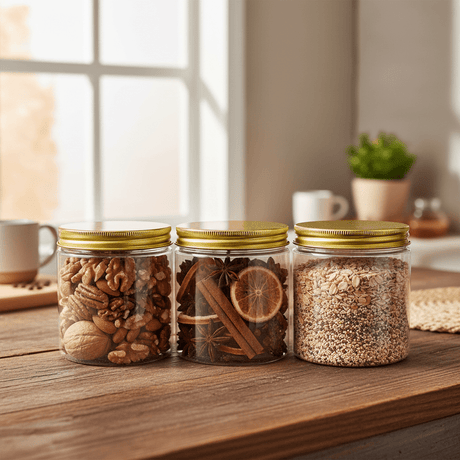 Jiham 3PCS Plastic Storage Jar 500ml - 8.5×8.5cm - Al Kabayel Discount CentreJiham 3PCS Plastic Storage Jar 500ml - 8.5×8.5cmJars & Food SaversJIHAMAl Kabayel Discount Centre