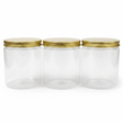 Jiham 3PCS Plastic Storage Jar Set 850ml - 10 × 12 cm - Al Kabayel Discount CentreJiham 3PCS Plastic Storage Jar Set 850ml - 10 × 12 cmJars & Food SaversJIHAMAl Kabayel Discount Centre
