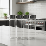 Jiham 4-Piece Clear Plastic Juice Bottles Set - 500ml - Grey Screw Cap - Al Kabayel Discount CentreJiham 4-Piece Clear Plastic Juice Bottles Set - 500ml - Grey Screw CapWater BottlesJIHAMAl Kabayel Discount Centre
