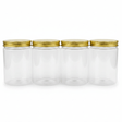 Jiham 4PCS Plastic Storage Jar 450ml - 7.5×12 cm - Al Kabayel Discount CentreJiham 4PCS Plastic Storage Jar 450ml - 7.5×12 cmJars & Food SaversJIHAMAl Kabayel Discount Centre