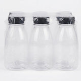 Jiham 6-Piece Clear Plastic Bottles with Black Caps – 200ml - Al Kabayel Discount CentreJiham 6-Piece Clear Plastic Bottles with Black Caps – 200mlWater BottlesJIHAMAl Kabayel Discount Centre