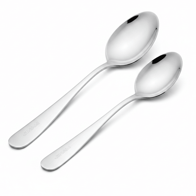 Jiham Elegant 12 Piece Stainless Steel Spoon Set with Refined Finish Perfect for Modern Table Settings 20x15 cm - Al Kabayel Discount CentreJiham Elegant 12 Piece Stainless Steel Spoon Set with Refined Finish Perfect for Modern Table Settings 20x15 cmSpoonsJIHAMAl Kabayel Discount Centre