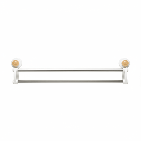 Jinghong Plastic & Steel Wall - Mounted Towel Hanger Strong Adhesive Holder - 50cm - Ivory - Al Kabayel Discount CentreJinghong Plastic & Steel Wall - Mounted Towel Hanger Strong Adhesive Holder - 50cm - IvoryKitchen & Bath FixturesJINGHONGAl Kabayel Discount Centre