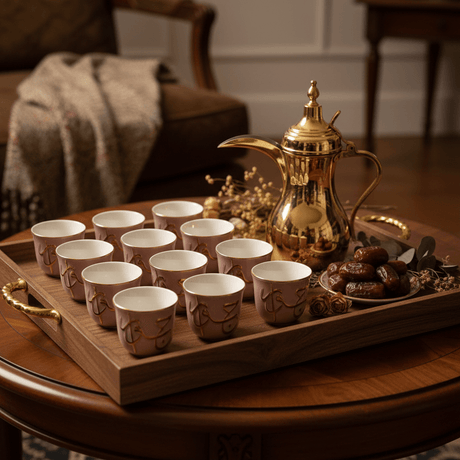 Jiwar Purple Ceramic Arabic Cawa Coffee Cups Set of 12 Gold Arabic Pattern Traditional Gahwa Finjan 80 ml - Al Kabayel Discount CentreJiwar Purple Ceramic Arabic Cawa Coffee Cups Set of 12 Gold Arabic Pattern Traditional Gahwa Finjan 80 mlTea CupsJIWARAl Kabayel Discount Centre