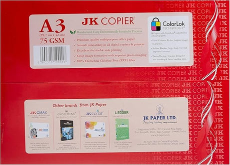 Jk Photocopy Paper A3 80Gsm 500Sht - Al Kabayel Discount CentreJk Photocopy Paper A3 80Gsm 500ShtCopy & Printer PaperJKAl Kabayel Discount Centre